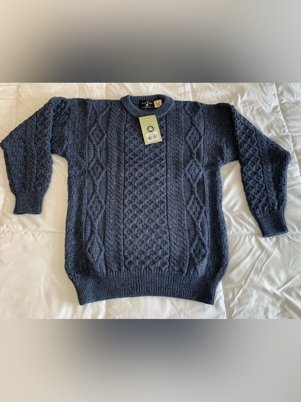 New THE IRISH STORE Crew Neck Sweater Size L